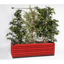 Magaságyás „L” műanyag burkolattal, PIROS