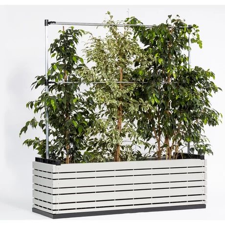 Magaságyás „L” műanyag burkolattal, VILÁGOS SZÜRKE