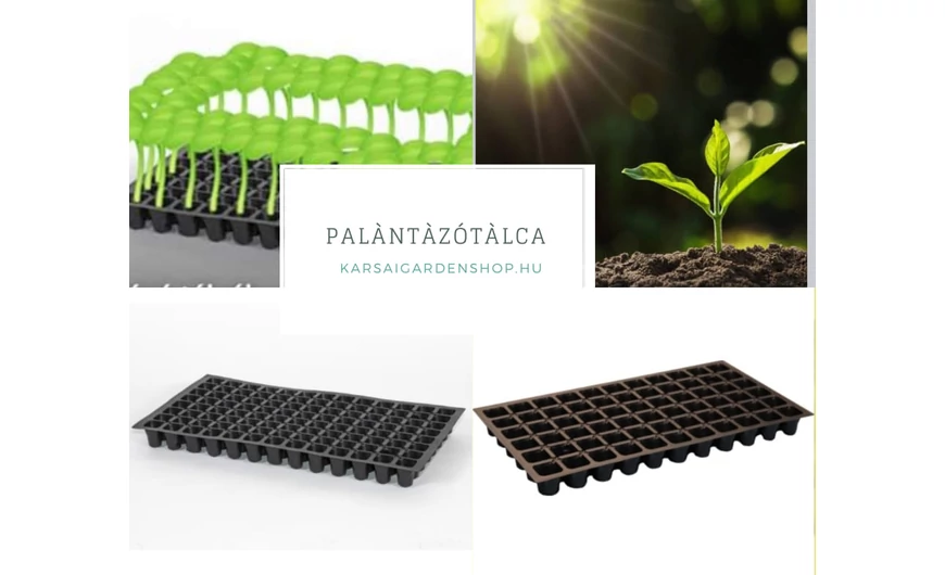 Palántázó tálca, 66 és 104 cellás