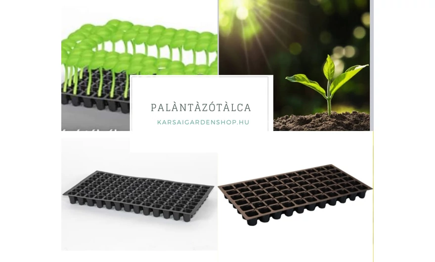 Palántázó tálca, 66 és 104 cellás